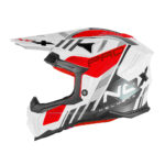 Kaciga NOX Cross N634 STORM crveno bela XL