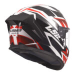 Kaciga LS2 Full Face FF820 RAPID III XTREM belo crno crvena XL - Slika 5