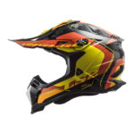 Kaciga LS2 Cross MX700 SUBVERTER ARCHED crno žuto narandžasta XL - Slika 3
