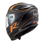 Kaciga LS2 Full Face FF327 CHALLENGER CARBON narandžasta sa naočarima XL - Slika 2