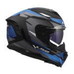 Kaciga LS2 Full Face FF818 STORM III KOMAI crno plava S - Slika 6