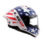 Kaciga LS2 Full Face FF805 THUNDER CARBON GP AERO REPLICA BAZ crveno belo plava L - Slika 6