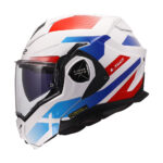 Kaciga LS2 Flip Up FF901 ADVANT X NOVA belo plavo crvena XXL - Slika 3