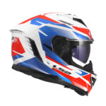 Kaciga LS2 Full Face FF818 STORM III KOMAI belo plavo crvena - Slika 6