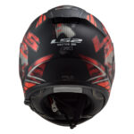 Kaciga LS2 Full Face FF397 VECTOR STENCIL mat crno crvena sa naočarima L - Slika 4