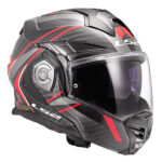 Kaciga LS2 Flip Up FF901 ADVANT X FUTURE II carbon crvena sa naočarima L - Slika 7