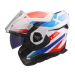 Kaciga LS2 Flip Up FF901 ADVANT X NOVA belo plavo crvena 3XL - Slika 4