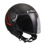 Kaciga LS2 Jet OF558 SPHERE LUX II MINIM crno crvena L - Slika 7