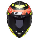 Kaciga LS2 Full Face FF805 THUNDER CARBON ATTACK crveno žuta XXL - Slika 4