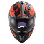 Kaciga LS2 Enduro MX701 EXPLORER ALTER mat crno narandžasta 3XL - Slika 4