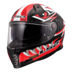 Kaciga LS2 Full Face FF811 VECTOR II BUNDRI crno crvena XS
