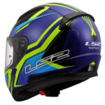 Kaciga LS2 Full Face FF353 RAPID II FLITZ žuto plava XXL - Slika 3
