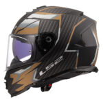 Kaciga LS2 Full Face FF800 STORM II TRACKER crno zlatna 3XL - Slika 2