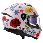 Kaciga LS2 Full Face FF808 STREAM II FLOWERS bela sa naočarima XL - Slika 6