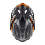 Kaciga GIVI Enduro 80.1 APEX mat titanium crno narandžasta XL - Slika 5