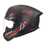 Kaciga LS2 Full Face FF820 RAPID III KAIJU II crno crvena 3XL - Slika 2