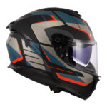 Kaciga LS2 Full Face FF808 STREAM II ROAD crno plava sa naočarima XXL - Slika 6