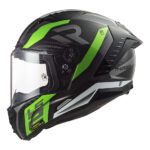 Kaciga LS2 Full Face FF805 THUNDER CARBON SUPRA mat crno zelena XL - Slika 2