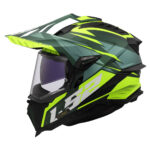 Kaciga LS2 Enduro MX701 EXPLORER SPIRE zeleno žuta L - Slika 2