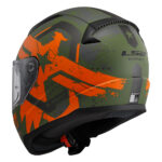 Kaciga LS2 Full Face FF353 RAPID II THUNDER BIRDS zeleno narandžasta - Slika 3