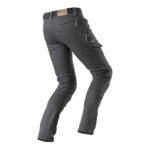 Pantalone LS2 STRAIGHT muške crno sive 4XL - Slika 2