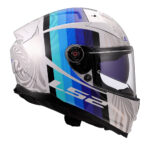 Kaciga LS2 Full Face FF811 VECTOR II FREEDOM belo siva XXL - Slika 6