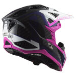Kaciga LS2 Cross MX703 C X-FORCE CARBON VICTORY crno roza S - Slika 4