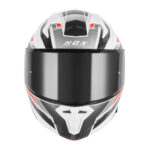 Kaciga NOX Flip Up N968 SHIFT sa naočarima belo crvena XL - Slika 3