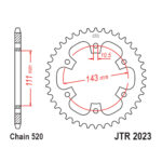 Lančanik zadnji JT JTR2023-42 (520) 42 zuba