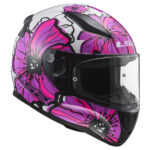 Kaciga LS2 Full Face FF353 RAPID II POPPIES roza XS - Slika 7