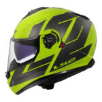 Kaciga LS2 Flip Up FF908 STROBE II CODE žuto siva 3XL - Slika 2