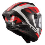 Kaciga LS2 Full Face FF805 THUNDER CARBON GP AERO RAUTE belo crvena S - Slika 5