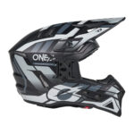 Kaciga ONEAL Cross EX-SRS DUST crno siva XL - Slika 6