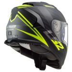 Kaciga LS2 Full Face FF800 STORM II NERVE mat crno žuta sa naočarima XXL - Slika 4