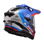 Kaciga LS2 Enduro MX701 EXPLORER HEXA belo plavo crvena - Slika 5