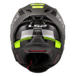 Kaciga LS2 Full Face FF807 DRAGON CARBON TRAX žuta XXL - Slika 4