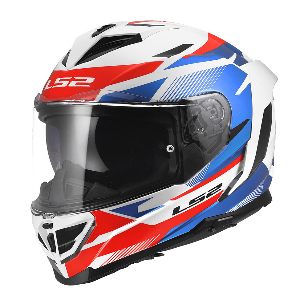 Kaciga LS2 Full Face FF818 STORM III KOMAI belo plavo crvena 3XL