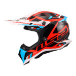 Kaciga LS2 Cross MX700 SUBVERTER EVO II STOMP belo plavo crvena M - Slika 2