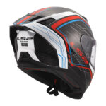 Kaciga LS2 Full Face FF807 DRAGON SUBIC belo plavo crvena - Slika 5