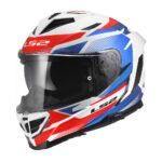 Kaciga LS2 Full Face FF818 STORM III KOMAI belo plavo crvena XXL