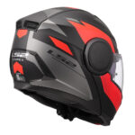 Kaciga LS2 Flip Up FF902 SCOPE II DURIA crno crvena L - Slika 5