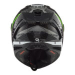 Kaciga LS2 Full Face FF805 THUNDER CARBON SUPRA mat crno zelena XL - Slika 4