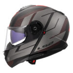 Kaciga LS2 Flip Up FF908 STROBE II CODE crno siva XXL - Slika 3