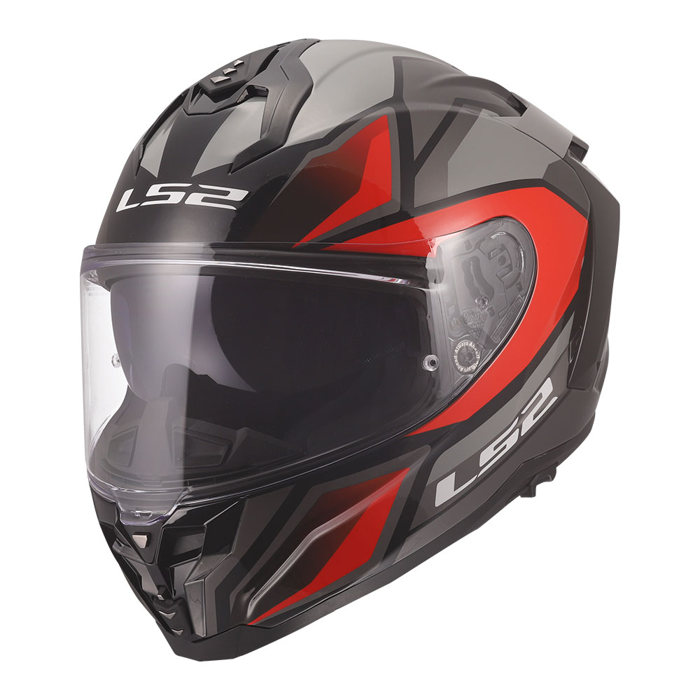 Kaciga LS2 Full Face FF817 CHALLENGER II VIPER sivo crvena