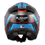 Kaciga LS2 Jet OF603 INFINITY II CARBON URUS plavo crvena - Slika 5