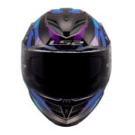 Kaciga LS2 Full Face FF818 STORM III KAOS crno ljubičasto plava - Slika 7