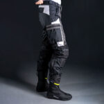 Pantalone LS2 NORWAY muške crno sive - Slika 5