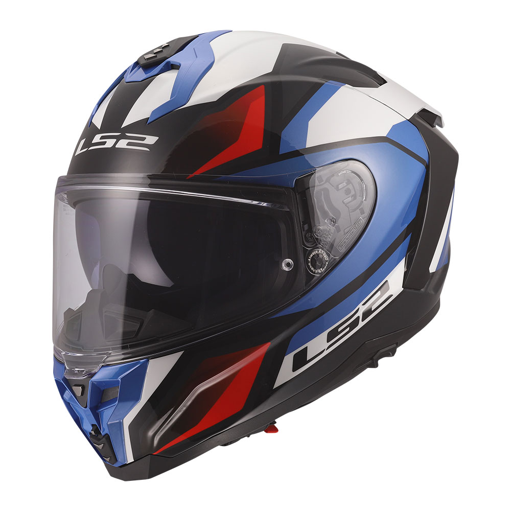 Kaciga LS2 Full Face FF817 CHALLENGER II VIPER belo plavo crvena L