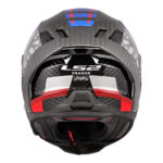 Kaciga LS2 Full Face FF807 DRAGON CARBON TRAX plavo crvena XXL - Slika 4