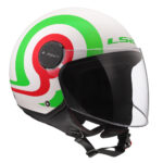 Kaciga LS2 Jet OF558 SPHERE LUX II URBY belo zelena - Slika 7